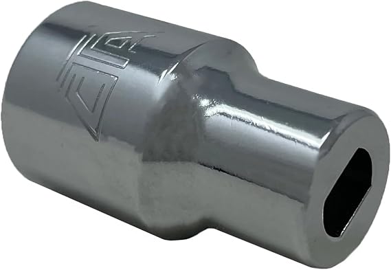 CTA Tools A430 Double-D Shock Stem Socket: 3/8" Drive Strut Nut Holding Socket, For GM X & J Body Applications, Also Services Select Ford Turbo & Exhaust Stud Installations