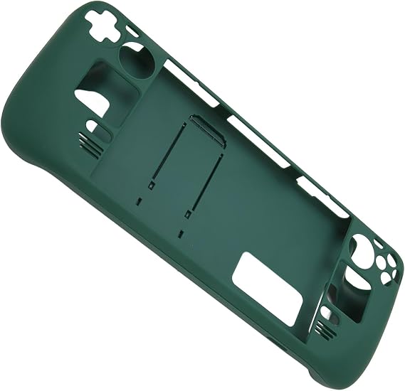 Hands Free Kickstand Case for Steam Deck Ergonomically Designed Protective Cover for Steam Deck (Green)