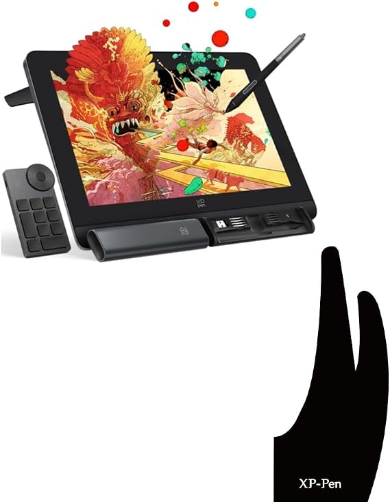 XPPen Artist Pro 14 Gen2 Drawing Tablet with Screen 14 inch Graphic Art Tablet & XP-PEN Professional Artist Glove for Graphics Drawing Tablet
