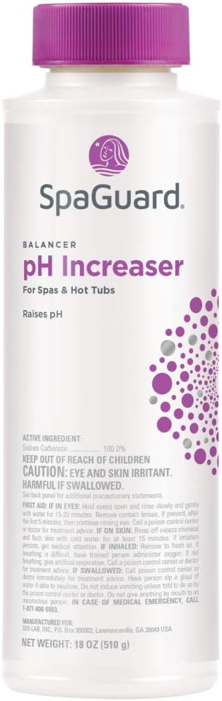 pH Increaser, 1.12 lb, Single Pack | pH Raiser for Spas & Hot Tubs, Protects Equipment from Corrosion, Balances Water