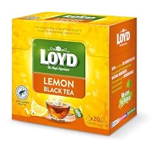 Loyd Lemon Black Tea The Magic Experience Box of 20 Tea Bags