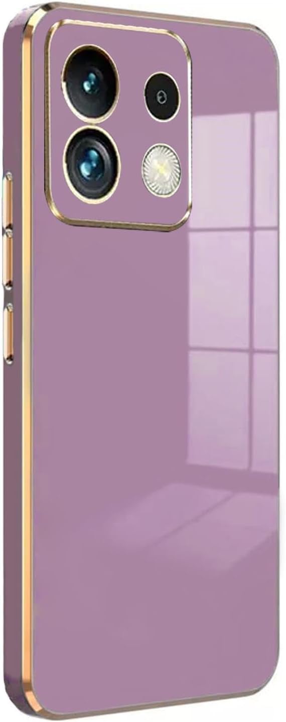 Microsonic Xiaomi Redmi Note 13 Pro 5G Case Olive Plated Lila [Redmi Note 13 Pro 5G Compatible Case - Lila]