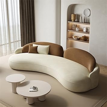 Living Room Fabric Sofa Decoration Cushions European Lounge Lazy Sofa Bed Japandi Furniture170  90cm