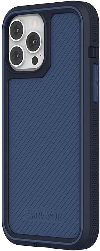 Survivor Earth Series Case Compatible with iPhone 13 Pro Max (6.7"), Sustainable Drop Protection - Storm Blue/Deep Sea (GIP-076-STBL)