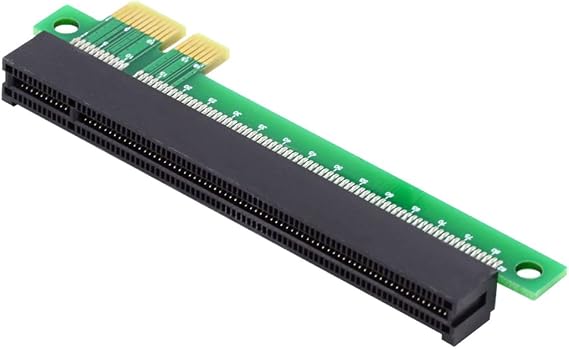 Cablecc PCI-E Express 1x to 16x Male to Female Extender Converter Riser Card Adapter Extension for Graphics Card