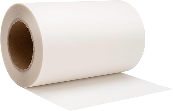 A4 DTF Transfer Film Roll 8.3" x 328ft,Double Sided Matte Clear PreTreat PET Heat Transfer Paper, Cold and Hot Peel, Direct to Film for T-Shirts Textile (8.3" x 328ft Matte)