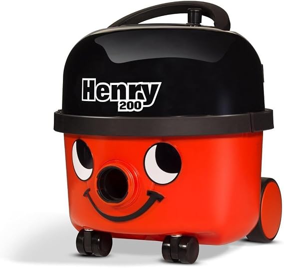 Numatic 903383/Henry HVR200 FLOOR Vacuum Cleaner with bag 620 W, Classic Red
