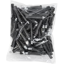 50pcs 3/8" (3/8" x 2.3") Hammer-In Plastic Injection Packers Packer Ports with Zerk Fitting Nylon Drive-In Ports for Slab Lifting, Concrete Repair, Soil Jacking & Waterproofing