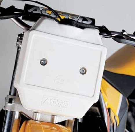 Acerbis Front Auxilary Fuel Tank - 10in. x 9.5in. x 3in. - White - .8 gal. 2044020002