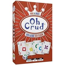 Oh Crud Deluxe Edition: A Trick-Taking Card & Dice Game for Adults & Families, Strategy Card Game for Family Game Night Fun, Easy-to-Learn & Portable Party Decks for 2-12 Players by Ghetti Games
