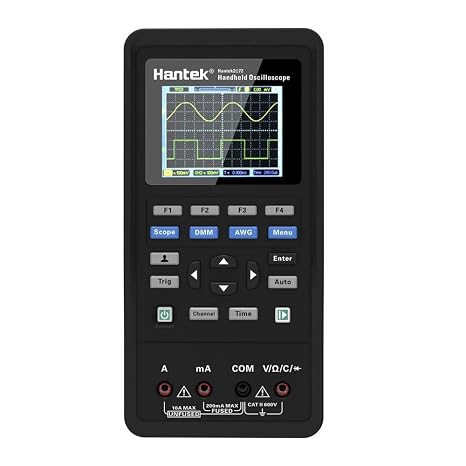 Hantek 3in1 2C72 Digital Oscilloscope Waveform Generator 70MHz Handheld Multimeter USB Portable