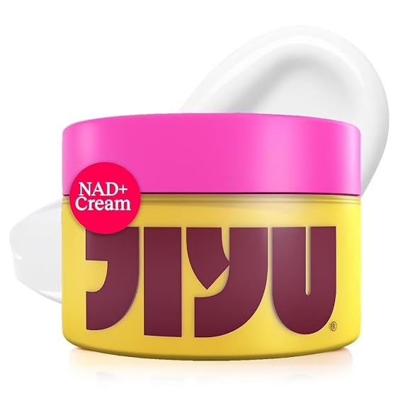 JIYU NAD+ Hydrating Face Moisturizer Korean Anti-Aging Cream for Radiant, Firm & Smooth Skin Deeply Hydrating & Brightening Daily Moisturizer Cream for Face and Body, All Skin Types 50 ml