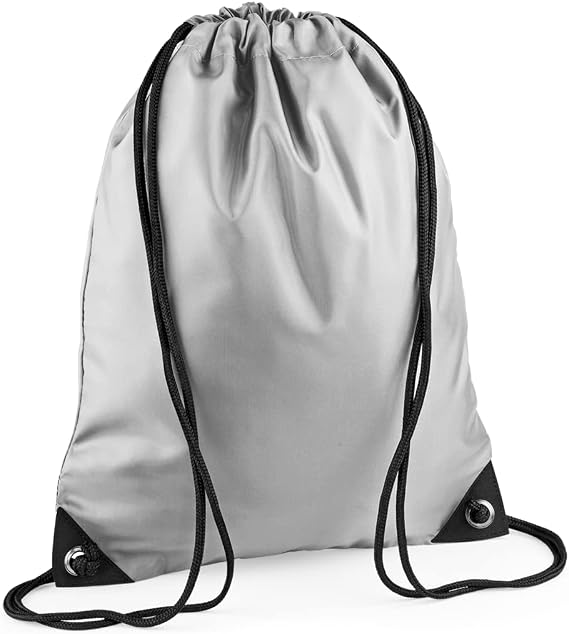 BAG BASE - sac a dos a bretelles - gym - linge sale - chaussures - BG10 - gris argent