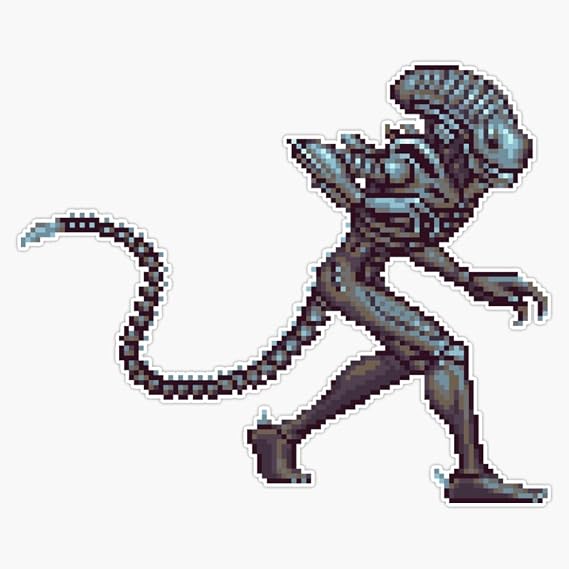Alien Vs Predator - Xenomorph 01 Vinyl Window Bumper Sticker Decal 5"