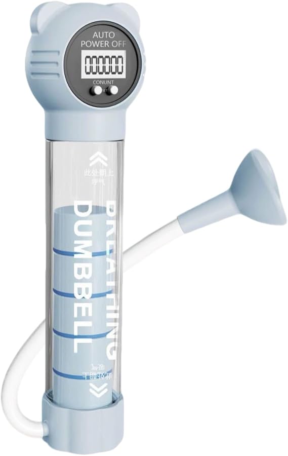 Breathing Lung Exerciser, Breathing Dumbbells,Breath Trainer for Strong Lungs, Portable Abdominal Exercise Lung Capacity Abdominal Inspiratory Expiratory Muscle Trainer for Women Men
