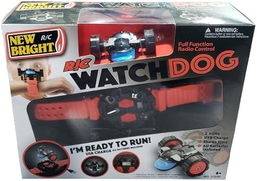 New Bright 3703U WatchDog Remote Control Watch with USB Cord - Pack of 6