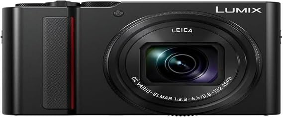 Panasonic Dc-Tz200Debk Lumix Compact Digital Camera Featuring 20.1 Mp Mos Sensor, 4K 24P And 30P Video Recording, Black