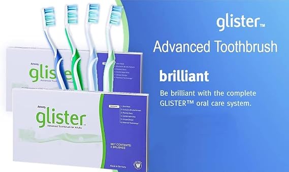 Glister High Quality Toothbrush ™ - 4 Pieces - Amway - (Product No: 100957)