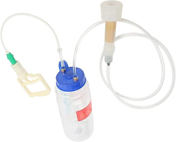 Hand Vacuum Pump,2L/0.5 Gallon Portable Manual Milking Machine Household Goat Cows Milking Machine