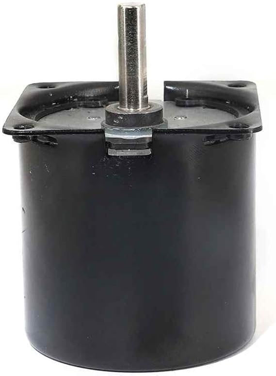 60KTYZ Permanent Magnet Synchronous Motor 220V 14W AC Motor Eccentric Shaft 7mm Without Hole Geared Box Reducer Motor(110V 20rpm)
