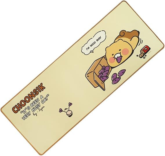 KAKAO FRIENDS Choonsik Gaming Long Keyboard Mouse Desk Pad