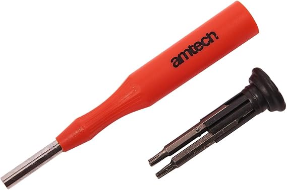 Amtech L0405 8-in-1 Precision Torx Screwdriver, Multi-Colour