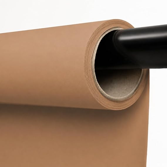 Kate Seamless Paper Backdrop Beige Photo Backdrop Paper (53''x32.8' Beige)