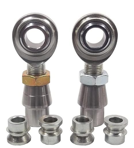 3/4 X 3/4-16 Econ. Panhard Bar Kit with 3/4-1/2 HMS & Bung .095 | Economy Rod Ends, High Misalignment Spacers, Bungs & Jam Nuts