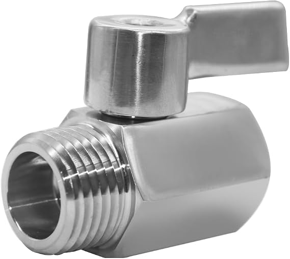 Shut Off Valve 1/2" NPT Male x 1/2" NPT Female Ball Valve