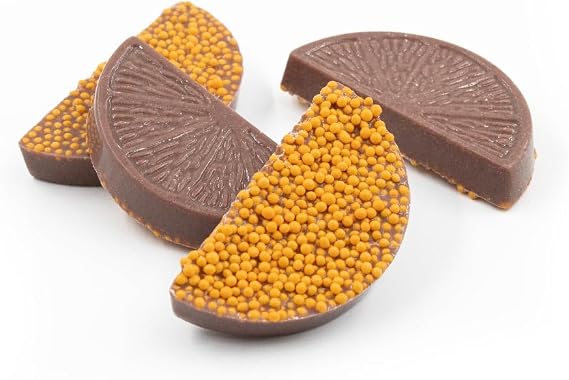 Chocolate Orange Jazzies│Gift Jar│ 515g │ Original Chocolate Orange Jazzies Retro Sweets Victorian Gift Jar by Candy Hive - Timeless Treats, Authentic Flavour