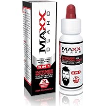 Maxx Beard -#1 Beard Growth Solution, Natural Solution for Maximum Beard Volume-2 Month Supply