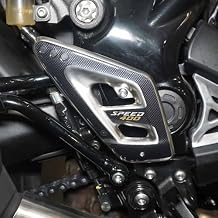 labelbike - 3D Stickers Decorations and Protections Motorcycle Door Sill Pegs Compatible with Triumph Speed 400
