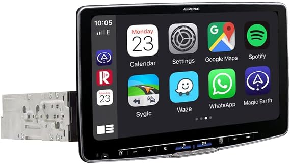 Alpine iLX-F115D Halo11 11” Multimedya Sistemi, Apple CarPlay Wireless, Android Auto, DAB+, Bluetooth, 1-DIN, HD WXGA Dokunmatik Ekran