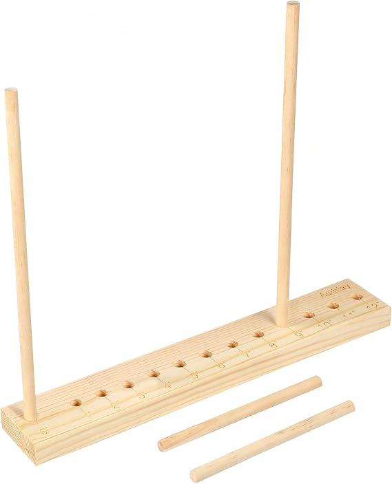 Auihiay 12 Sizes Adjustable Wood Balloon Sizer Ruler (0-12 Inch) | Balloon Size Measurement Tool for BalloonDecorations, BalloonArches, BalloonColumns, BalloonRings, BalloonTowers