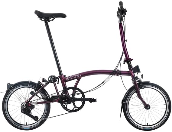 Brompton Folding Commuter Bike C Line 12-Speed | Compact, Lightweight, Urban Bike for Adults