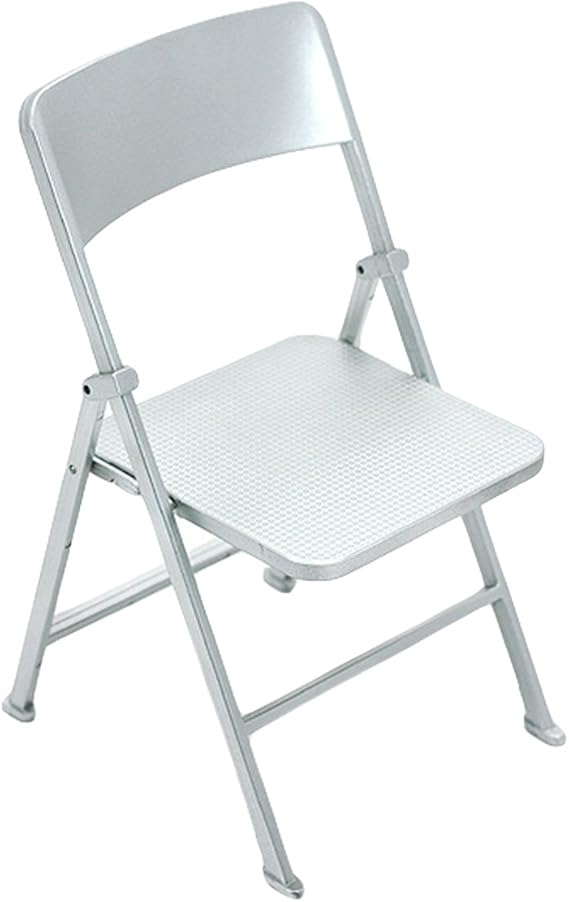1/6 Scale Floding Chair Playsets for Action Figures BJD Dolls Soldiers Siliver