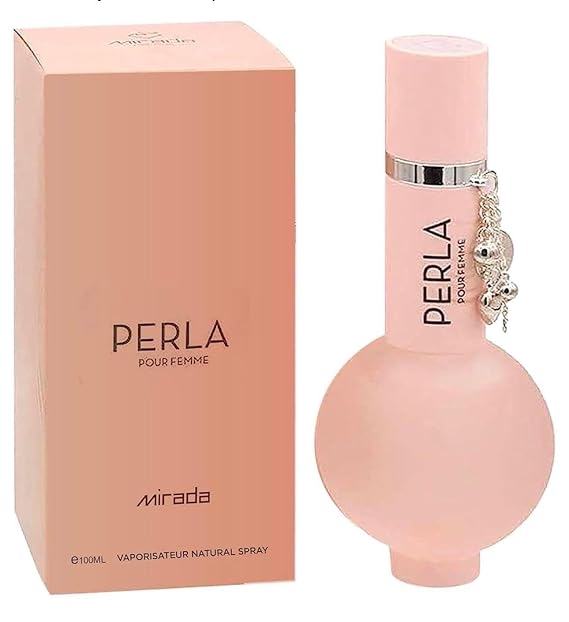 Perla Pour Femme Natural Spray Perfume, 100ml, Pink