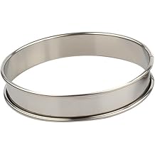 1pc Stainless Steel Pizza Saucing Ring Deep Baking Tool for Adding Veggies Cheese and More Kitchen Bakeware for Home and Professional Use