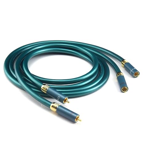 HifiRCA Cable High End CD Amplifier Interconnect 2RCA to 2RCA Male Audio Cable 1m2M 150CM
