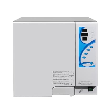 EustomA 23L Benchtop Type Autoclave Class N High Pressure Steam Machine with Drying Plus Function Digital Screen E0523