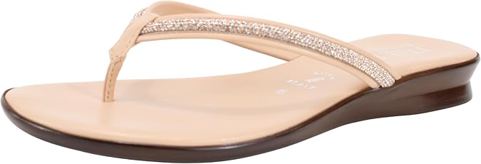 ITALIAN Shoemakers Wilda Women's Comfort Thong Sandal for Women