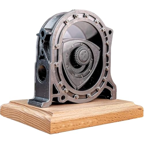DIY Electric Rotary Engine Model Kit, Desktop Engine Metal Machinery Model Kit, DIY Assembly Electric Engine Model, Up to 600 RPM, for Tech Hobbyists, Adult Collectors
