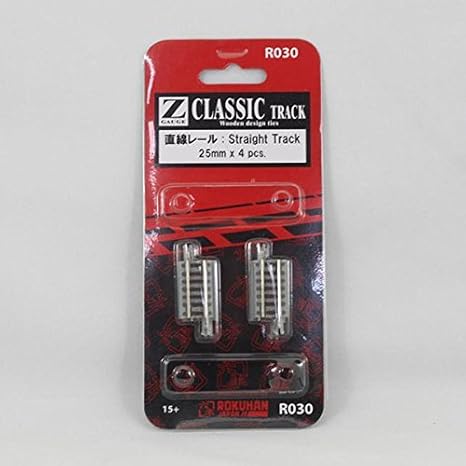 Rokuhan Z Scale R030 Straight Track 25mm