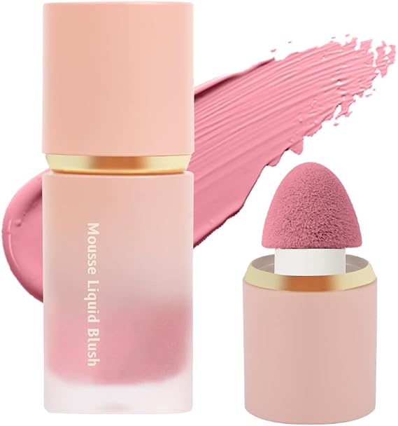 LOPHE Soft Cream Blush for Cheeks,Natural Look Long Lasting