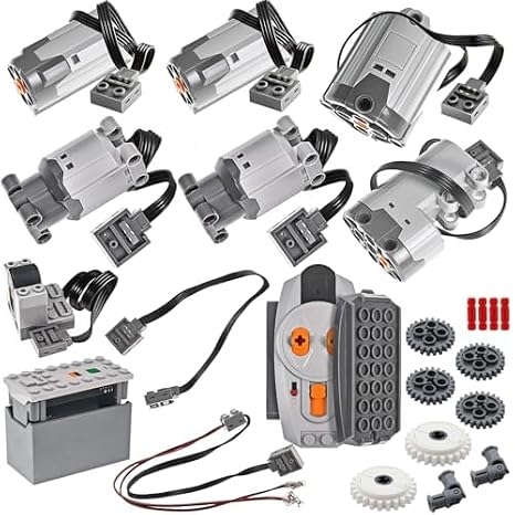 ASTEM Technic-Parts Moc Power Function Motor Set, 23pcs