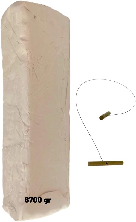 Seramik Hamuru 8700 gram (8,7 KG), Doğal Kil Çamuru, Oyun Hamuru