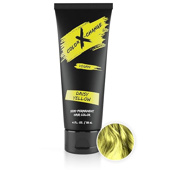 Color X-Change Semi-Permanent Hair Color - Daisy Yellow - Vegan, PPD & Ammonia-Free