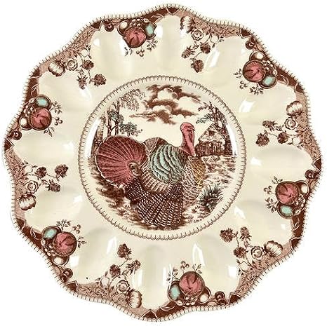 Johnson Brothers His Majesty Deviled Egg Plate