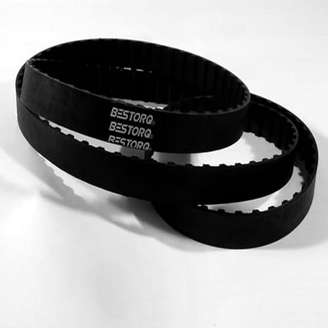 BESTORQ 100-XL-025 Trapezoidal Timing Belt, 10" Outside Circumference x 0.25" Width x 0.09" Height, 0.2" Pitch, 50 Teeth