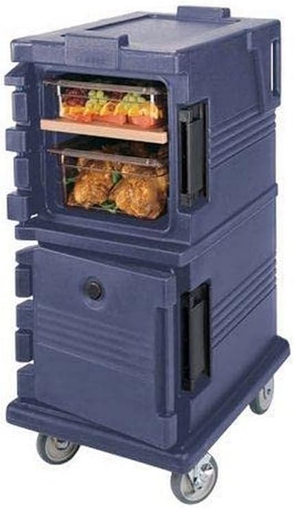 Cambro (UPC600186) Front-Load Food Pan Hold & Transport Cart - Ultra Camcart, Navy Blue, 45-Inch